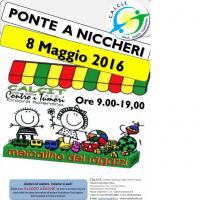Mercatino dei ragazzi del Calcit a Ponte a Niccheri domenica 8 maggio 2016