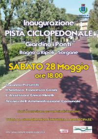 Inaugurazione della pista pedociclabile Bagno a Ripoli-Sorgane