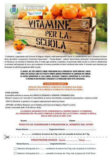 Le “vitamine” della legalità, a Bagno a Ripoli tornano le arance di Libera  | Bagno a Ripoli