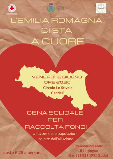 L'Emilia Romagna ci sta a cuore”, cena di solidarietà con la CRI per i  territori alluvionati | Bagno a Ripoli